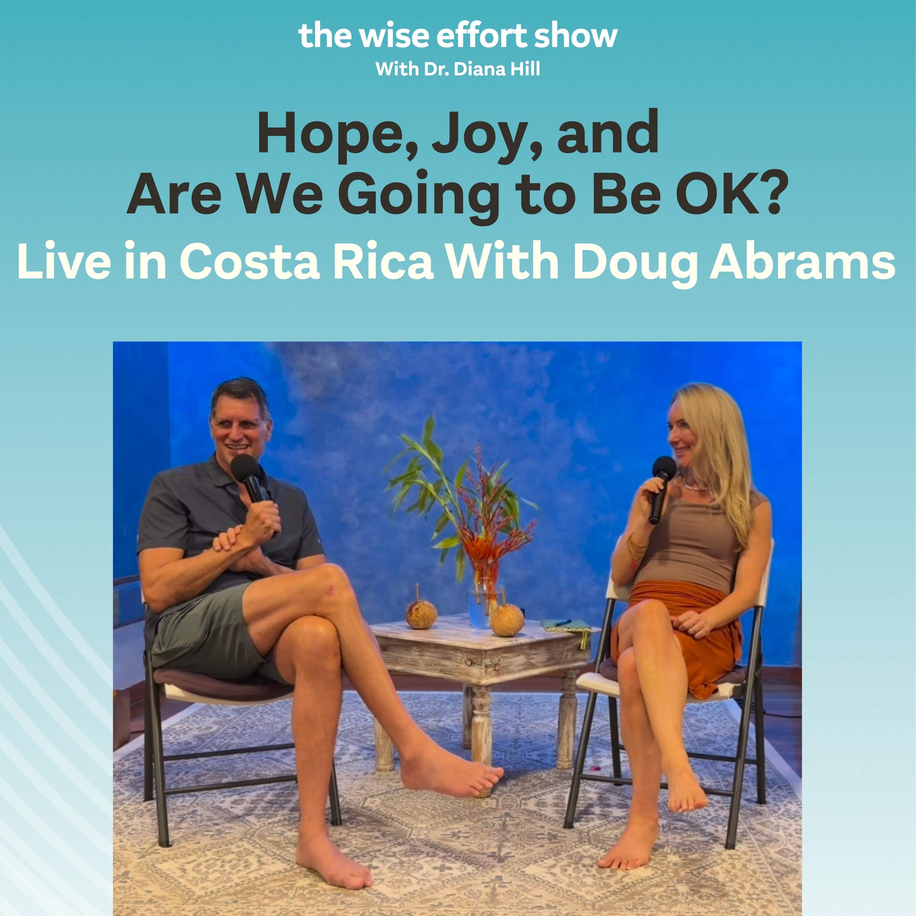 Hope, Joy, and Are We Going to Be Ok with Doug Abrams and Dr. Diana Hill ACT Psychologist Leadership Coach Wise Effort